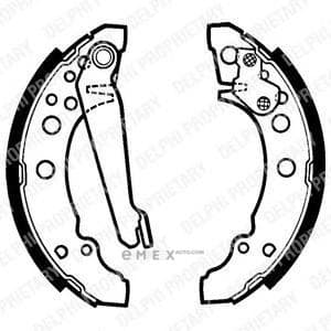 OEM BRAKE SHOE AXLE SET LS1276