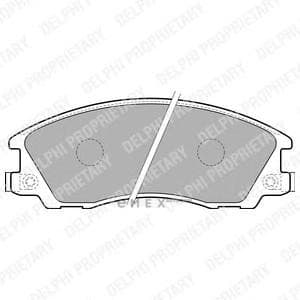 OEM BRAKE PAD AXLE SET LP1853