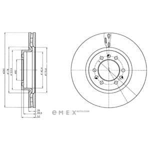 OEM BRAKE DISC (DOUBLE PACK) BG4339