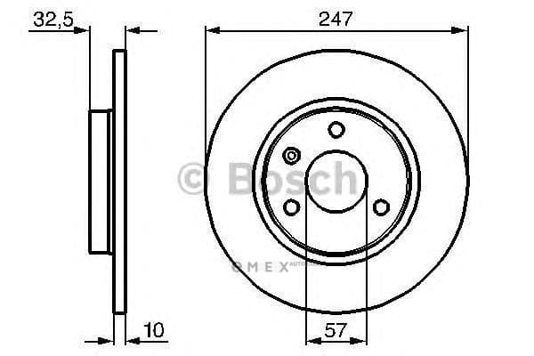 OEM BREMSSCHEIBE 0986478142