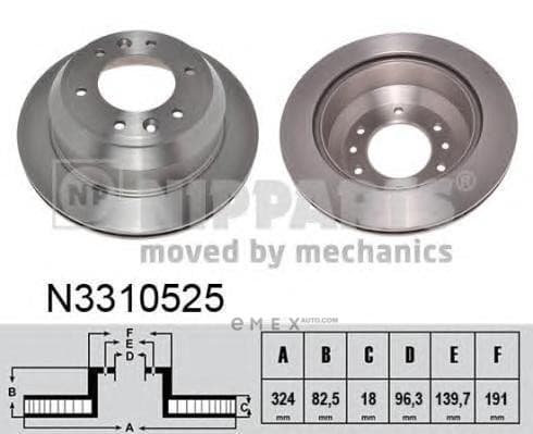 OEM BRAKE ROTOR N3310525