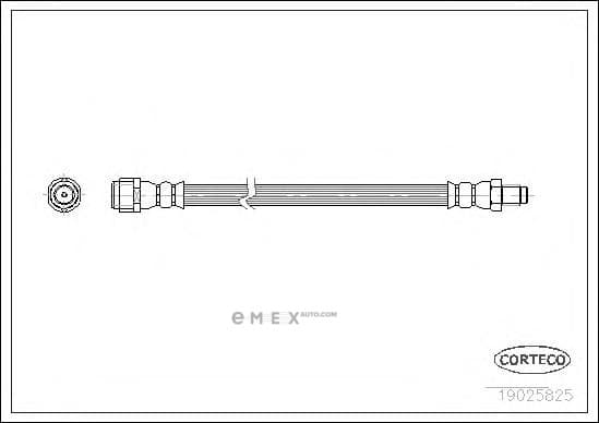 OEM BRAKE HOSE 280MM W210 19025825