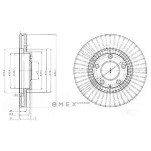 OEM BRAKE DISC (DOUBLE PACK) BG4027