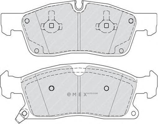 OEM PAD KIT, DISC BRAKE FDB4403