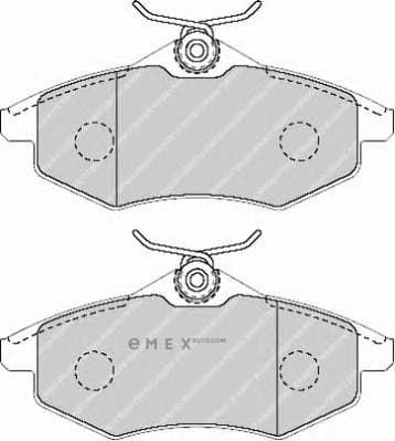 OEM PAD KIT, DISC BRAKE FDB1542