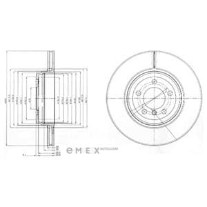 OEM BRAKE DISC (SINGLE PACK) BG9789