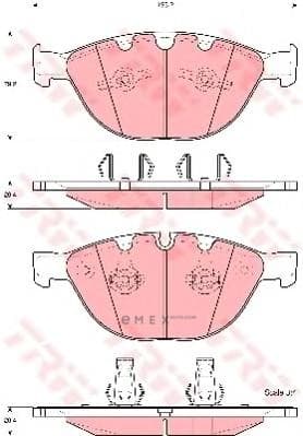 OEM PAD KIT, DISC BRAKE GDB1558