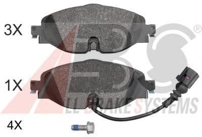 OEM PAD KIT, DISC BRAKE 37958