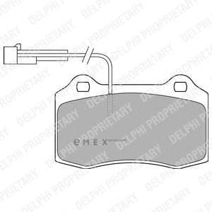 OEM BRAKE PAD AXLE SET LP1543