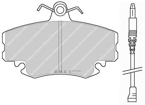 OEM PAD KIT, DISC BRAKE FDB845