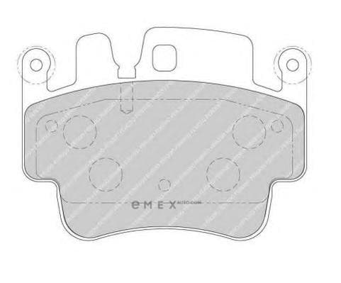 OEM BRAK PAD SET/PORSCHE-911/CAYMN FDB1742