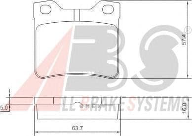 OEM Brake Pads/ABS 36975