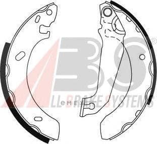 OEM Brake Shoes/ABS 8919