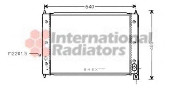 OEM RADIATOR ASSY, ENGINE COOLANT 58002034