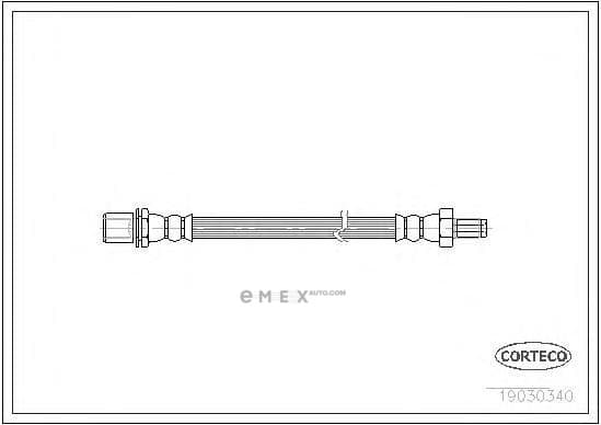 OEM HOSE ASSY, WINDSHIELD WASHER 19030340