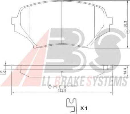 OEM Brake Pads/ABS 37549