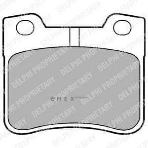 OEM BRAKE PAD AXLE SET LP1051