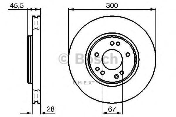 OEM BREMSSCHEIBE 0986478526