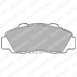 OEM Brake Pad Set, disc brake LP872