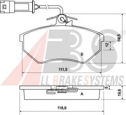 OEM PAD KIT, DISC BRAKE 36791