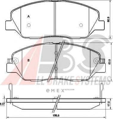 OEM Brake Pads/ABS 37522