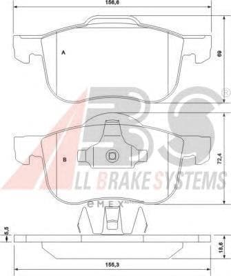 OEM Brake Pads/ABS 37097