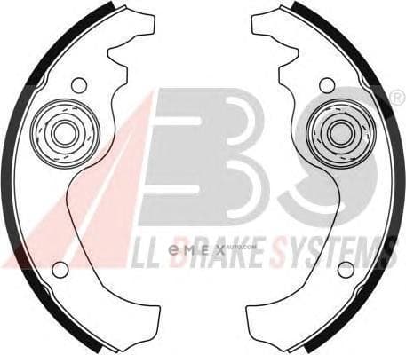 OEM Brake Shoes/ABS 8005