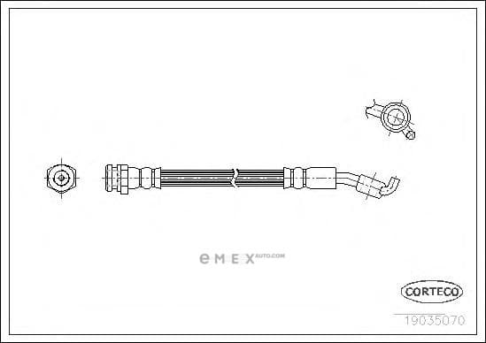 OEM RUBBER TUBE 19035070