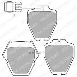 OEM BRAKE PAD AXLE SET LP1633