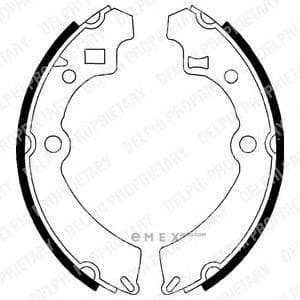 OEM BRAKE SHOE AXLE SET LS1586