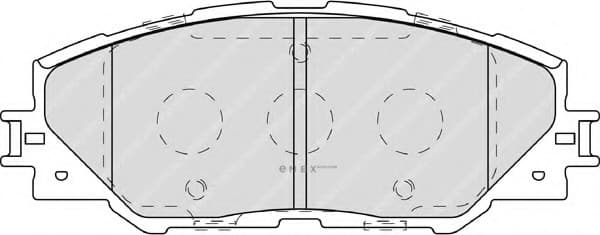 OEM PAD KIT, DISC BRAKE 0446542180