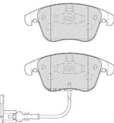 OEM PAD KIT, DISC BRAKE FDB4057