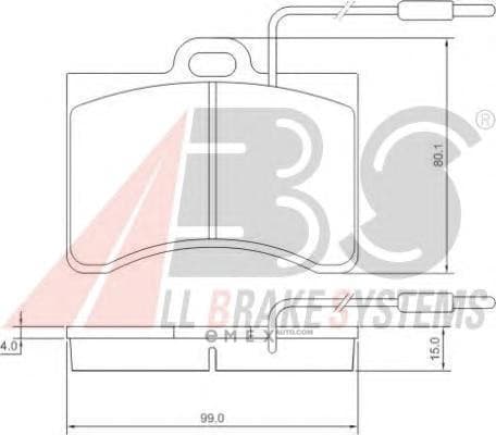 OEM Brake Pads/ABS 36099