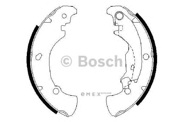 OEM BREMSBACKE 0986487560