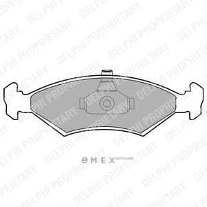 OEM BRAKE PAD AXLE SET LP1604