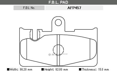 OEM BRAKE PAD AFP457