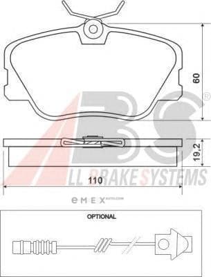 OEM PAD KIT, DISC BRAKE 36556