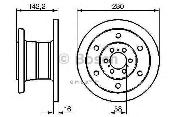 OEM BREMSSCHEIBE 0986478649