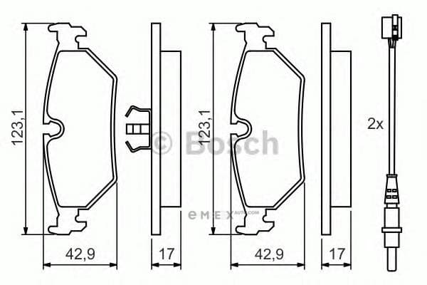 OEM BREMSBELAG 0986424027