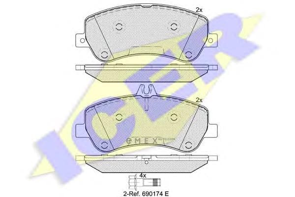 OEM BRAKE SHOE 181917