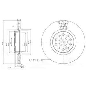 OEM BRAKE DISC (DOUBLE PACK) BG3497