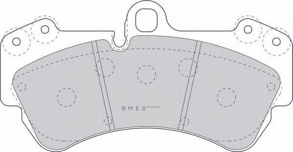 OEM SHOE KIT, DRUM BRAKE FDB1625