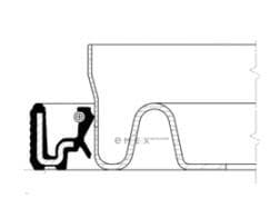 OEM SEAL KIT, CRANKSHAFT 20033462B