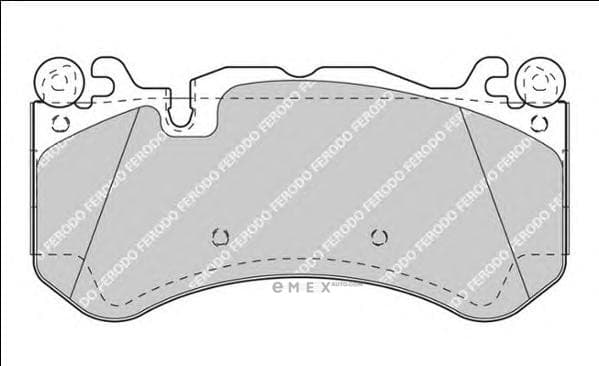 OEM PAD KIT, DISC BRAKE FDB4373