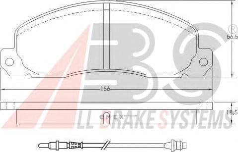 OEM Brake Pads/ABS 36570