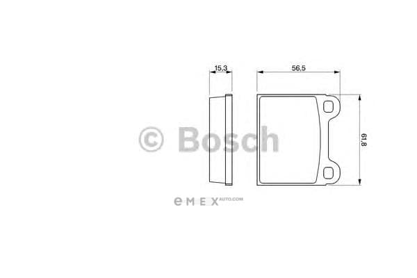 OEM SCHEIBENBREMSBELAG 0986462282