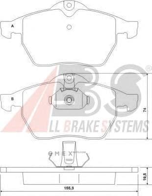 OEM PAD KIT, DISC BRAKE 36897