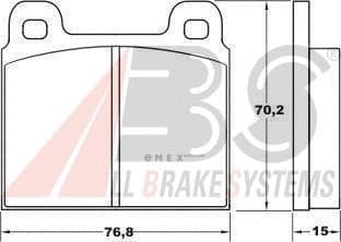 OEM Brake Pads/ABS 36025