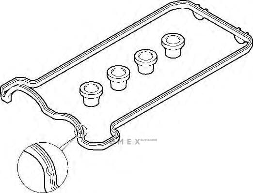 OEM GASKET RUBBER SEAL 475840