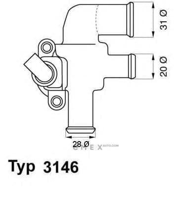 OEM THERMOSTAT ASSY 314690D